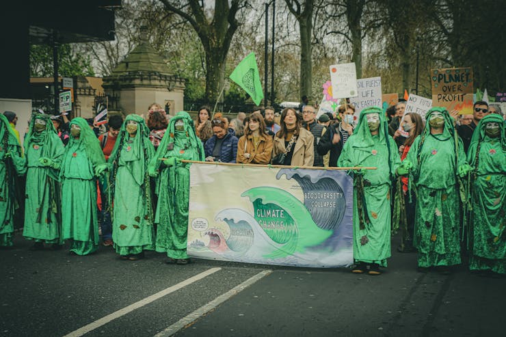 manifestanti crisi climatica