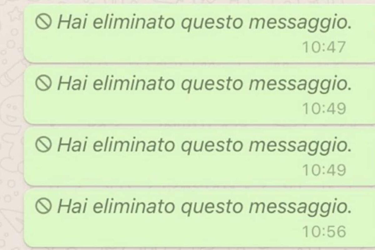 Leggere i messaggi eliminati di Whatsapp