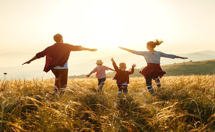 famiglia felice